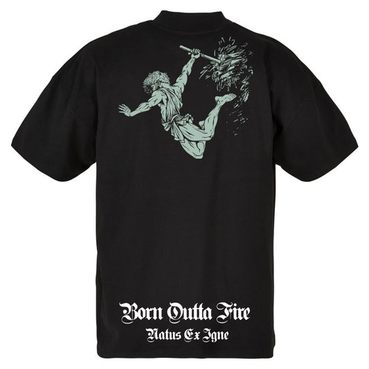Born Outta Fire Oversized Roman God T Shirt