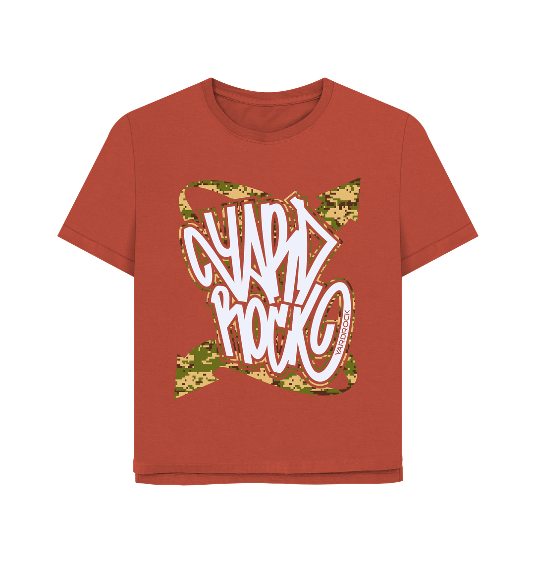 Rust Printed T-shirt Front