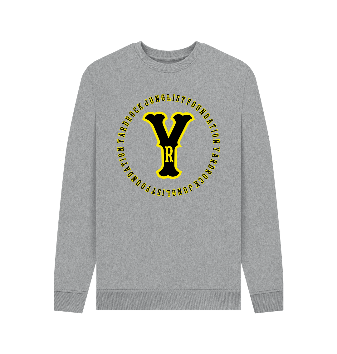 Light Heather YR Vintage Black and Yellow Sweatshirt
