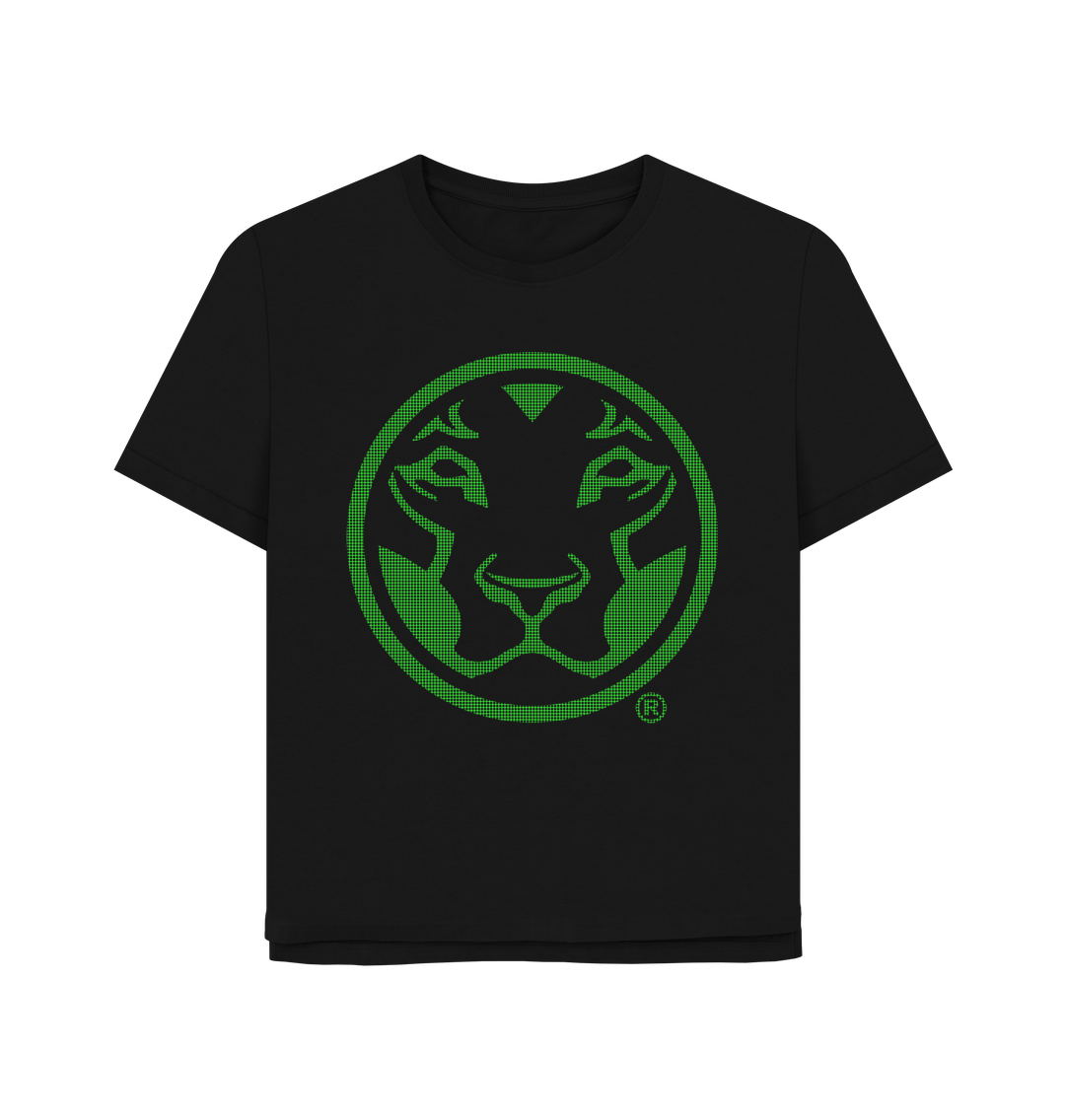 Black Printed T-shirt Front