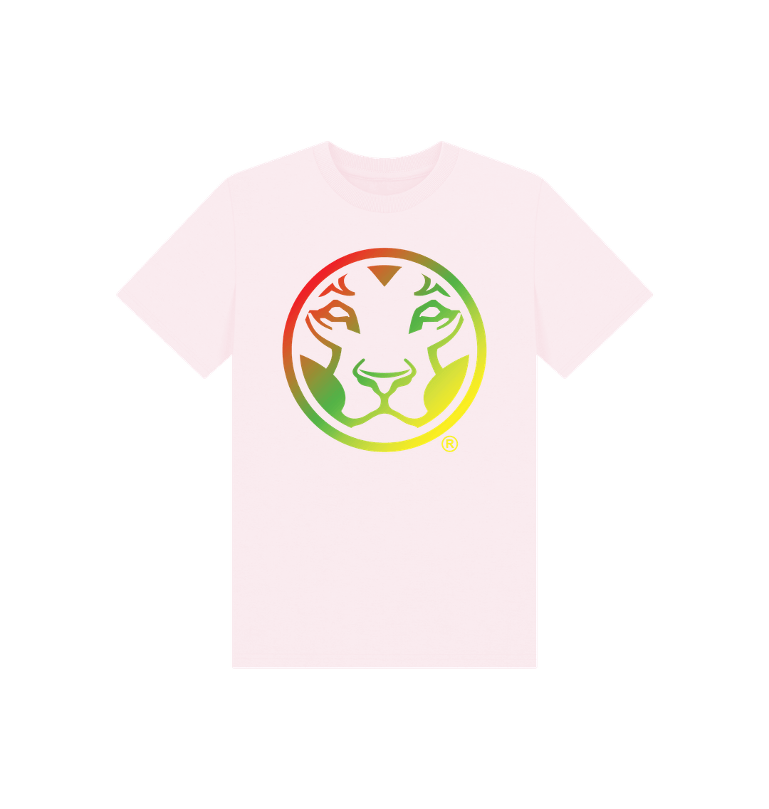 Pink Printed Kids T-Shirt Front
