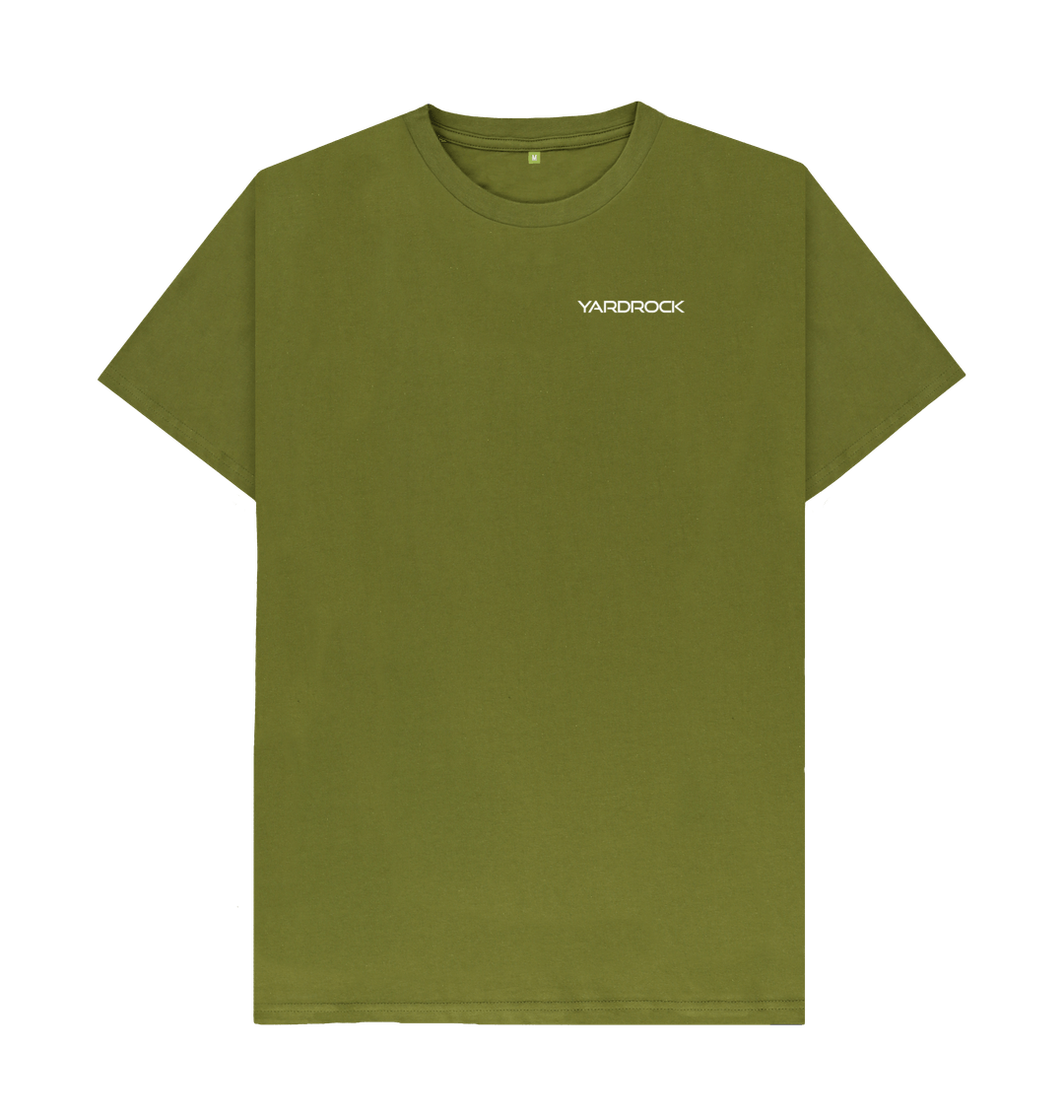 Moss Green Printed T-shirt Front