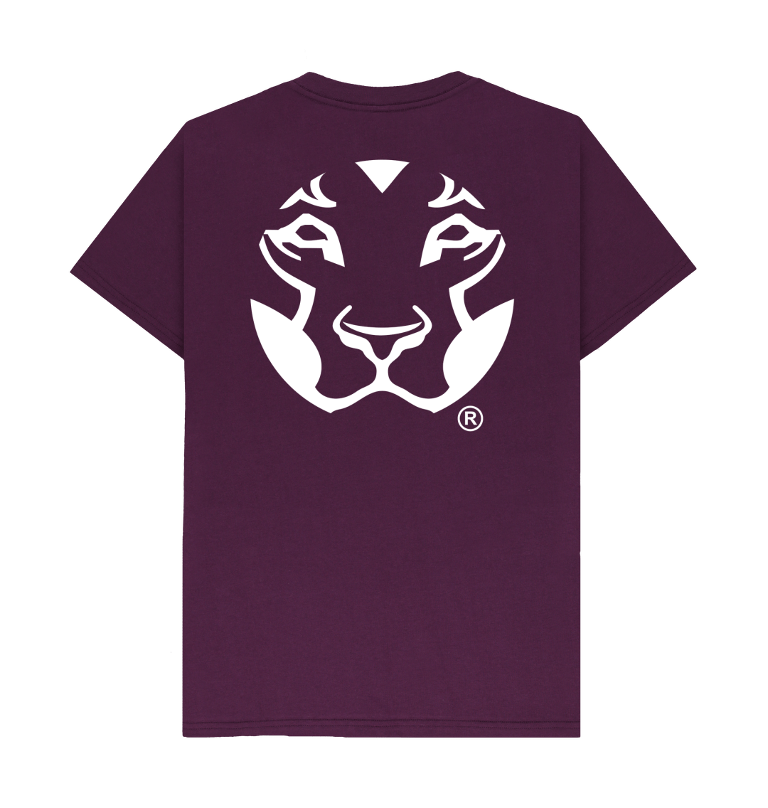 Purple Printed T-shirt Back