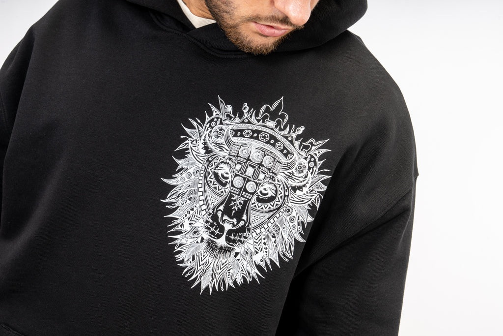 Mid Sized Front Screen Printed Lion