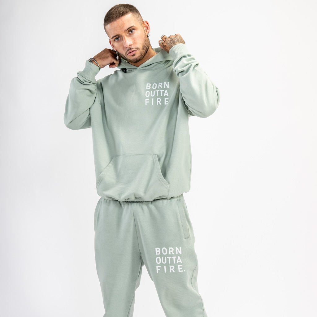 aloe french terry hooded top