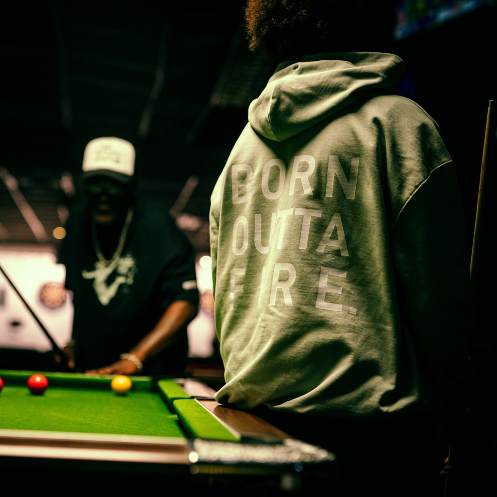 Aloe Born Outta Fire Streetwear Hoody