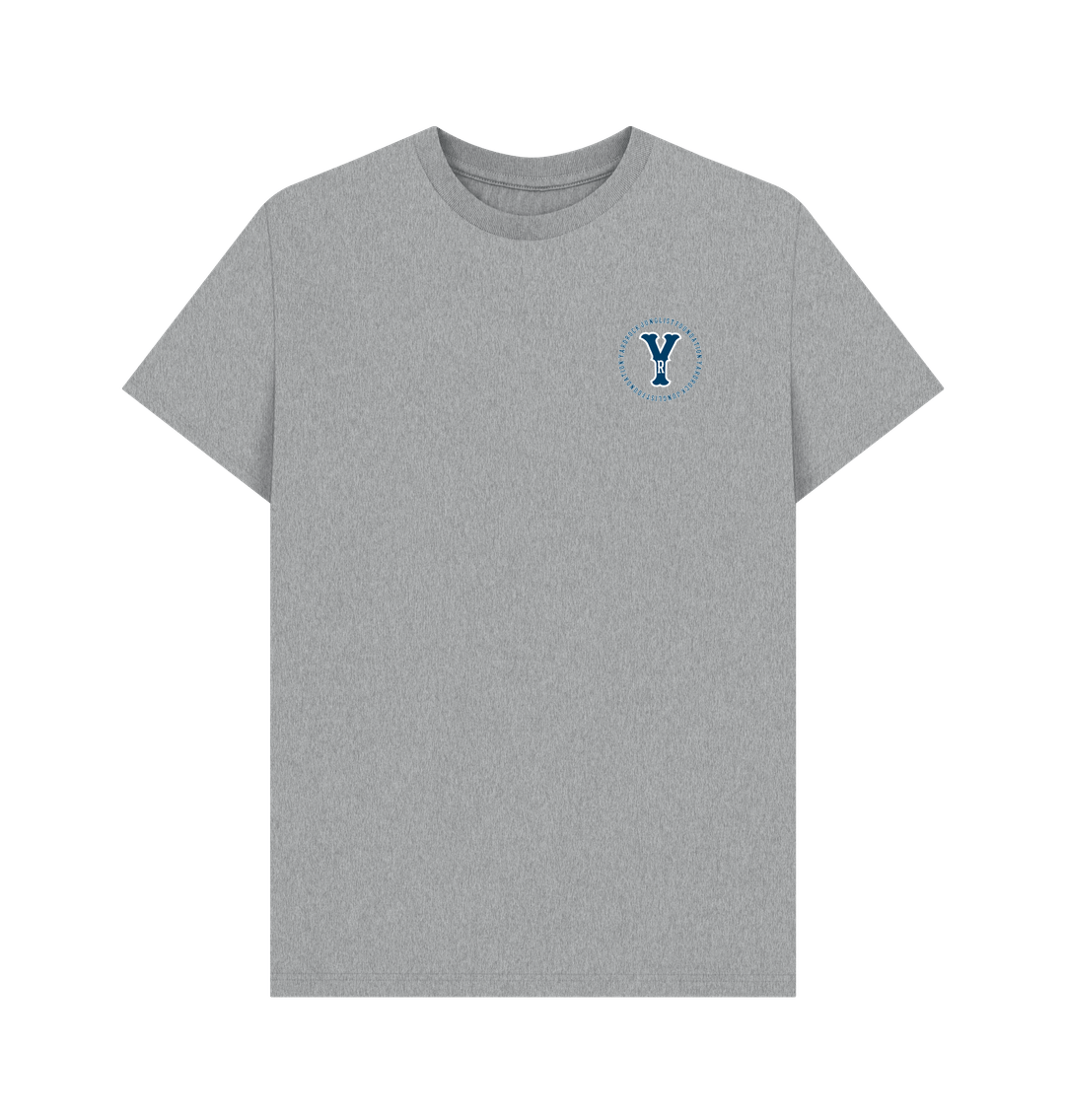 Athletic Grey YR Vintage Blue and White Back to Back T Shirt