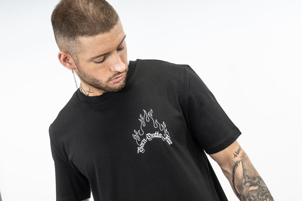Black Ashen Glow T Shirt