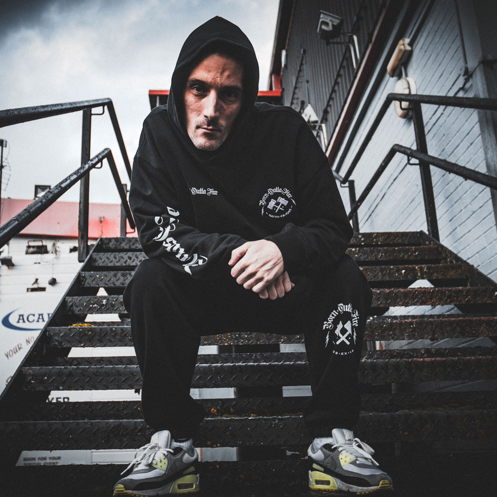 Black Born Outta French Terry Tracksuit