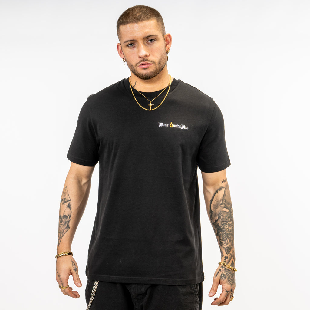 Molten Pulse T Shirt Front Embroidery