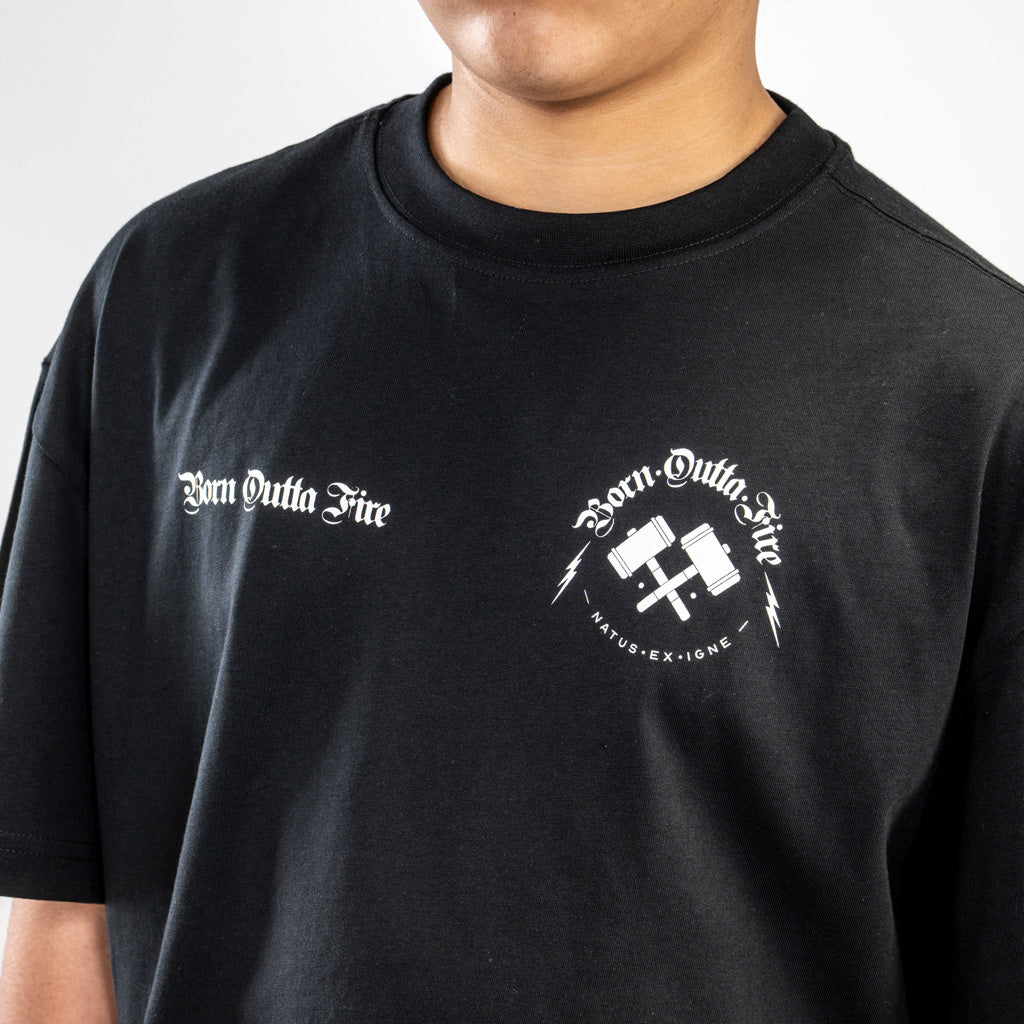 Oversized Black Armourer T Shirt
