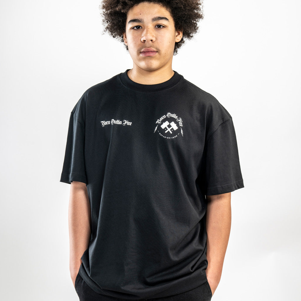 Oversized Black Armourer T Shirt