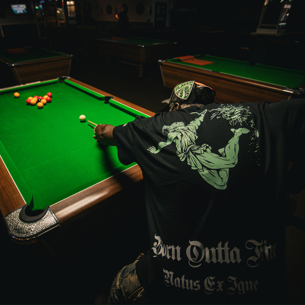 Big Back Print oversized Streetwear T Shirt God
