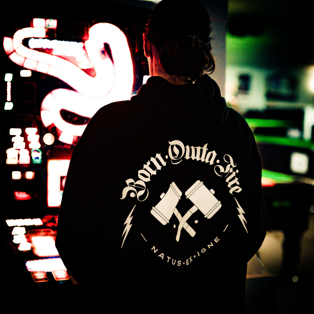 Born Outta Fire Luxury British Streetwear Hoody