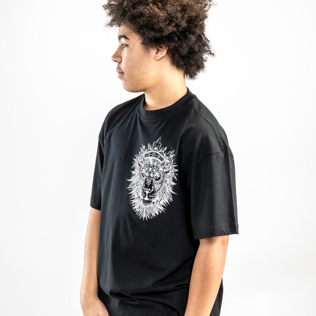 Black Lion Roar Streetwear T Shirt