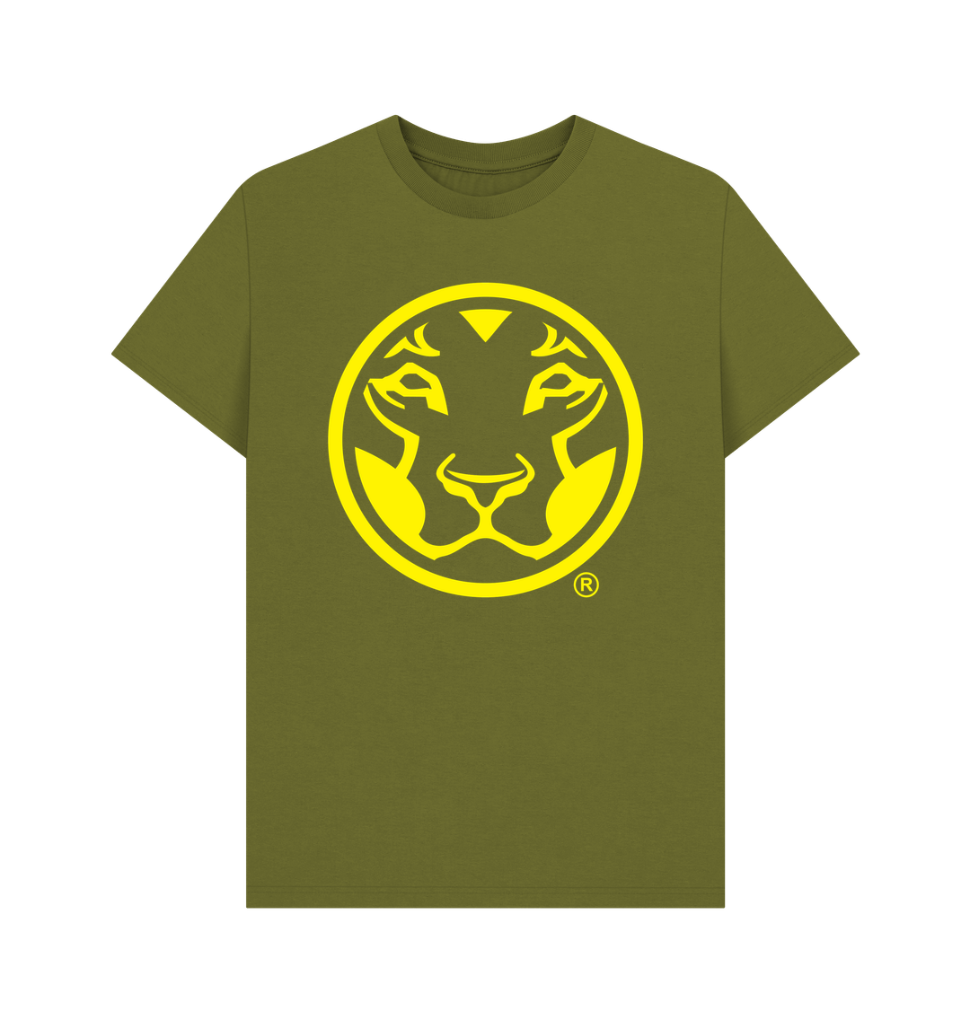 Moss Green Yardrock Classics Yellow Lion Dark T-Shirt