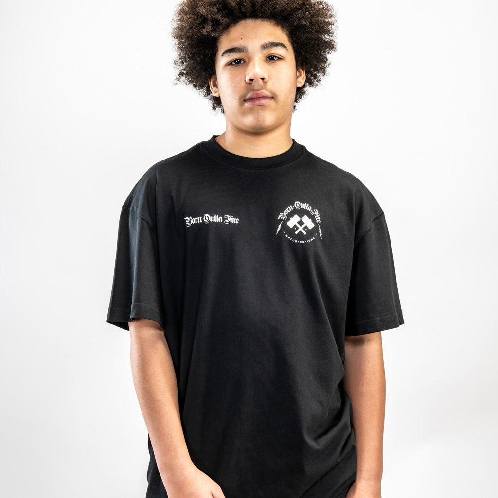 Oversized Black Armourer T Shirt