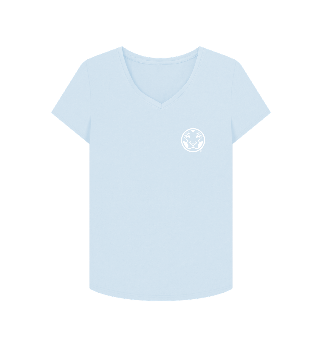 Sky Blue Printed T-shirt Front
