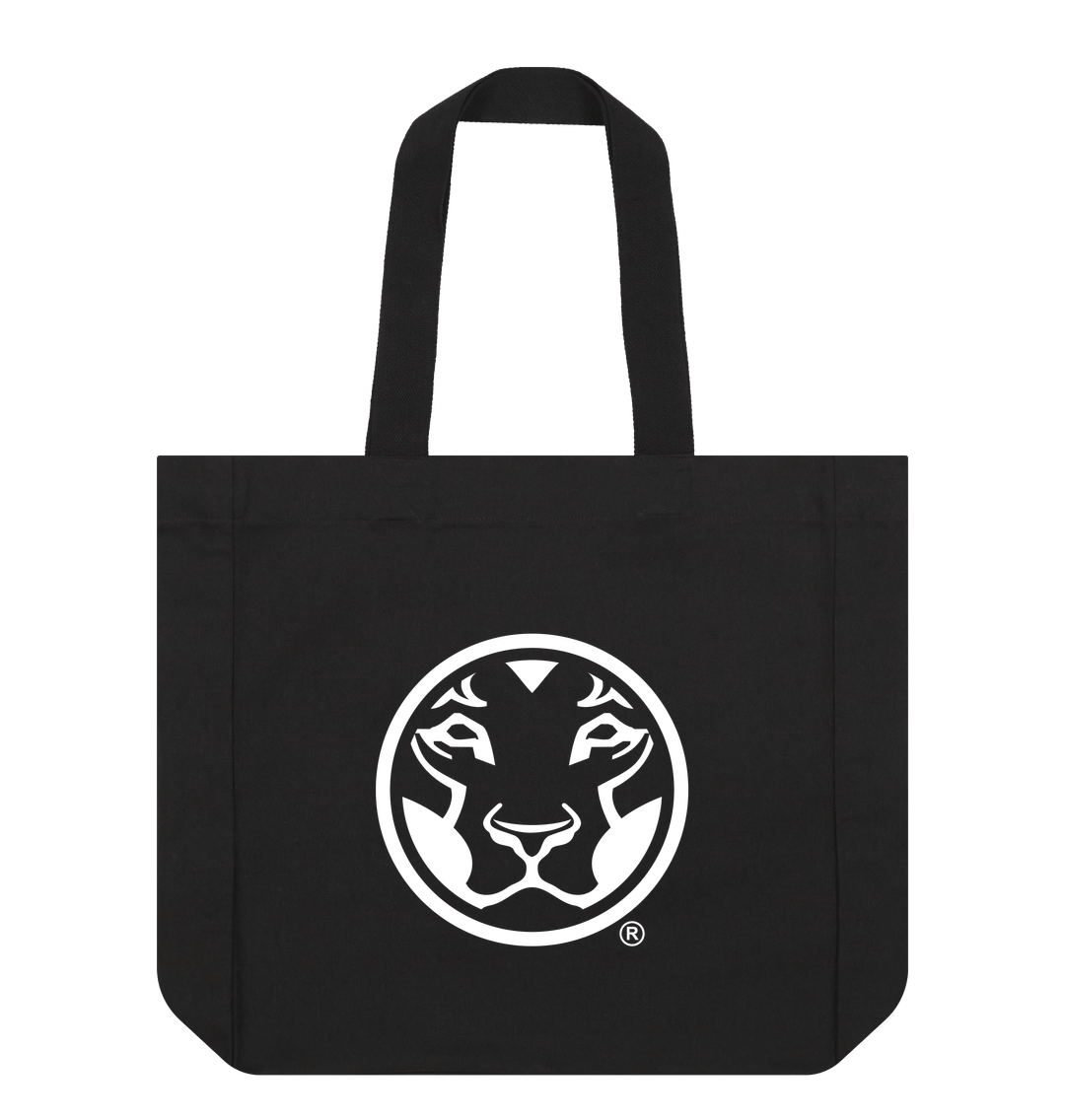 Black Printed Bag Back