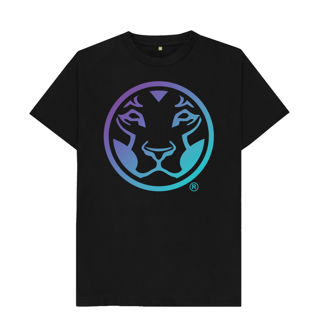 Black Printed T-shirt Front