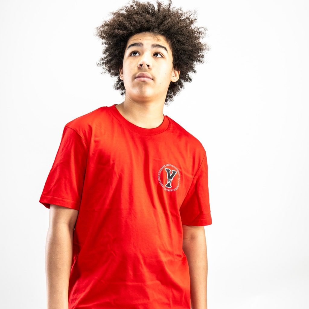 Red Front and Back print t shirt from Yardrock