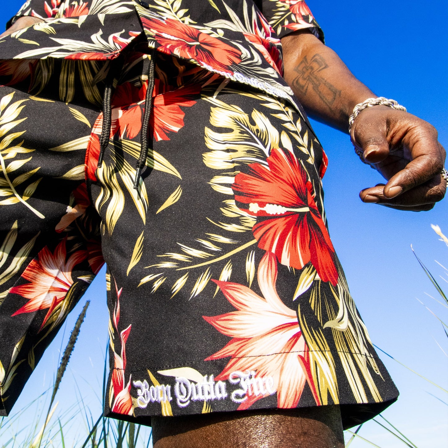 Yardrock Junglist Summer Floral Shorts