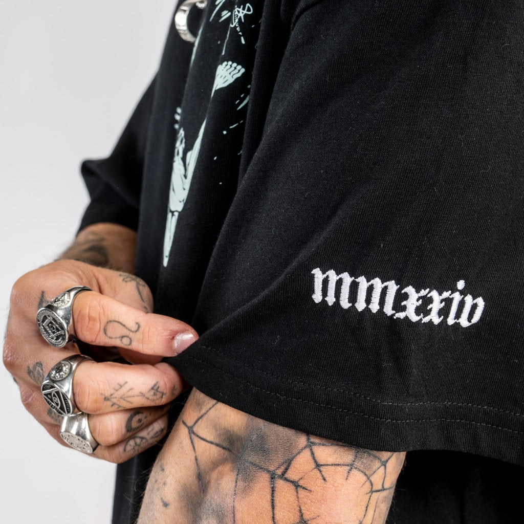 embroidery on arm details