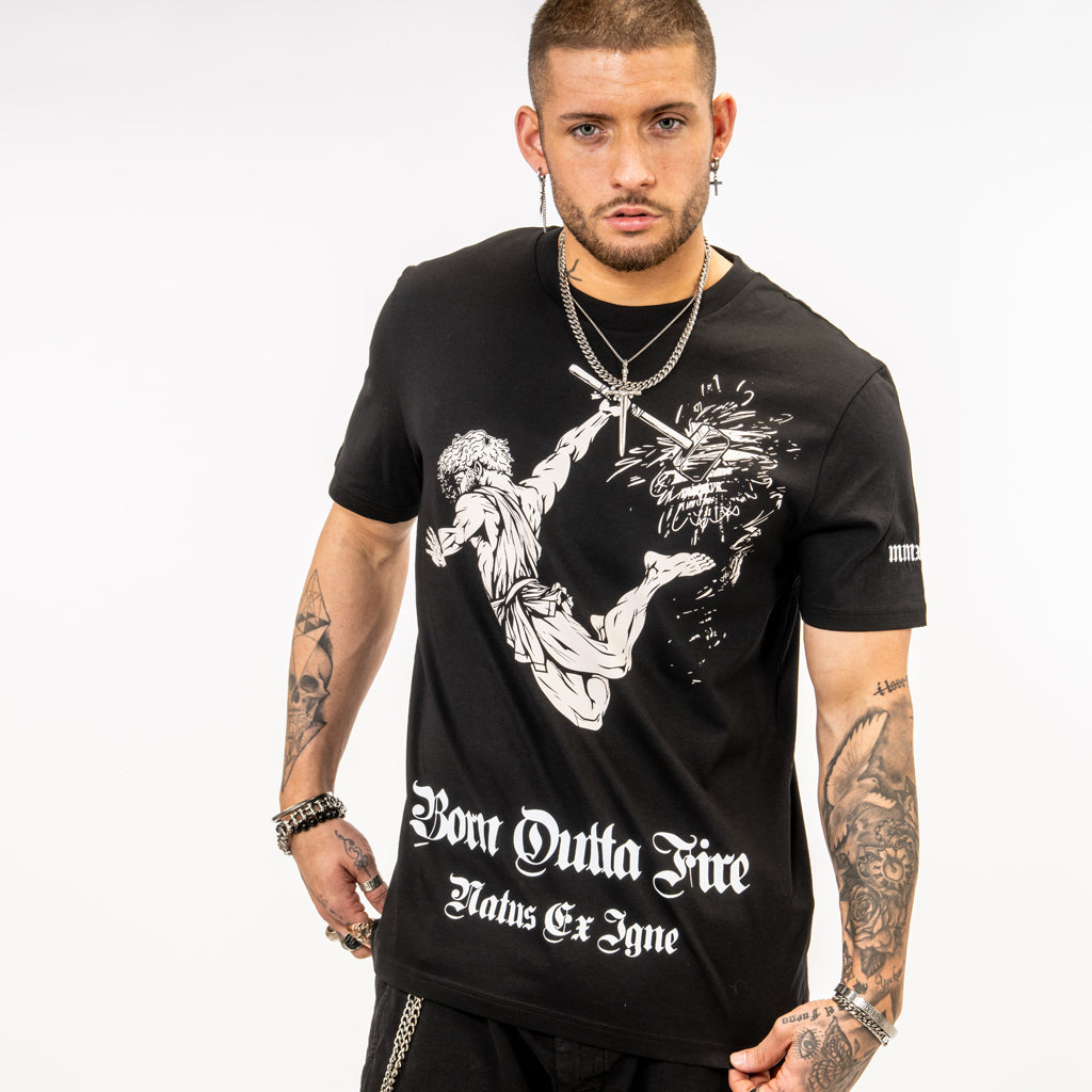 Sand Coloured Streetwear God T-Shirt