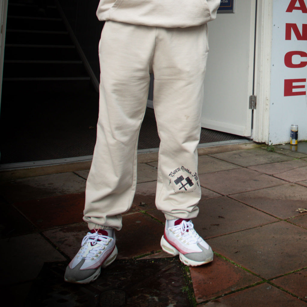 Sand Coloured French Terry Jogger Bottoms