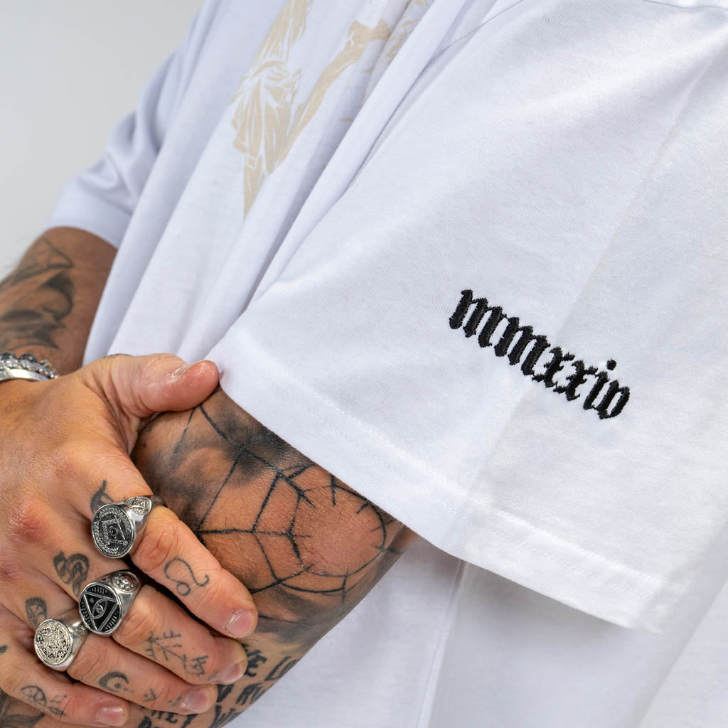 Oversized White God T Shirt