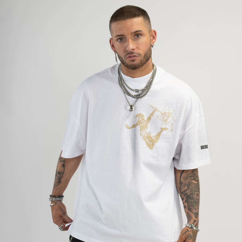 Vulcan God of Fire White T Shirt