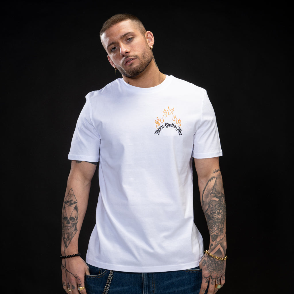 White Ashen Glow T Shirt