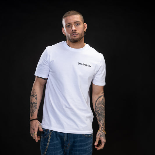 Born Outta Fire White T Shirt