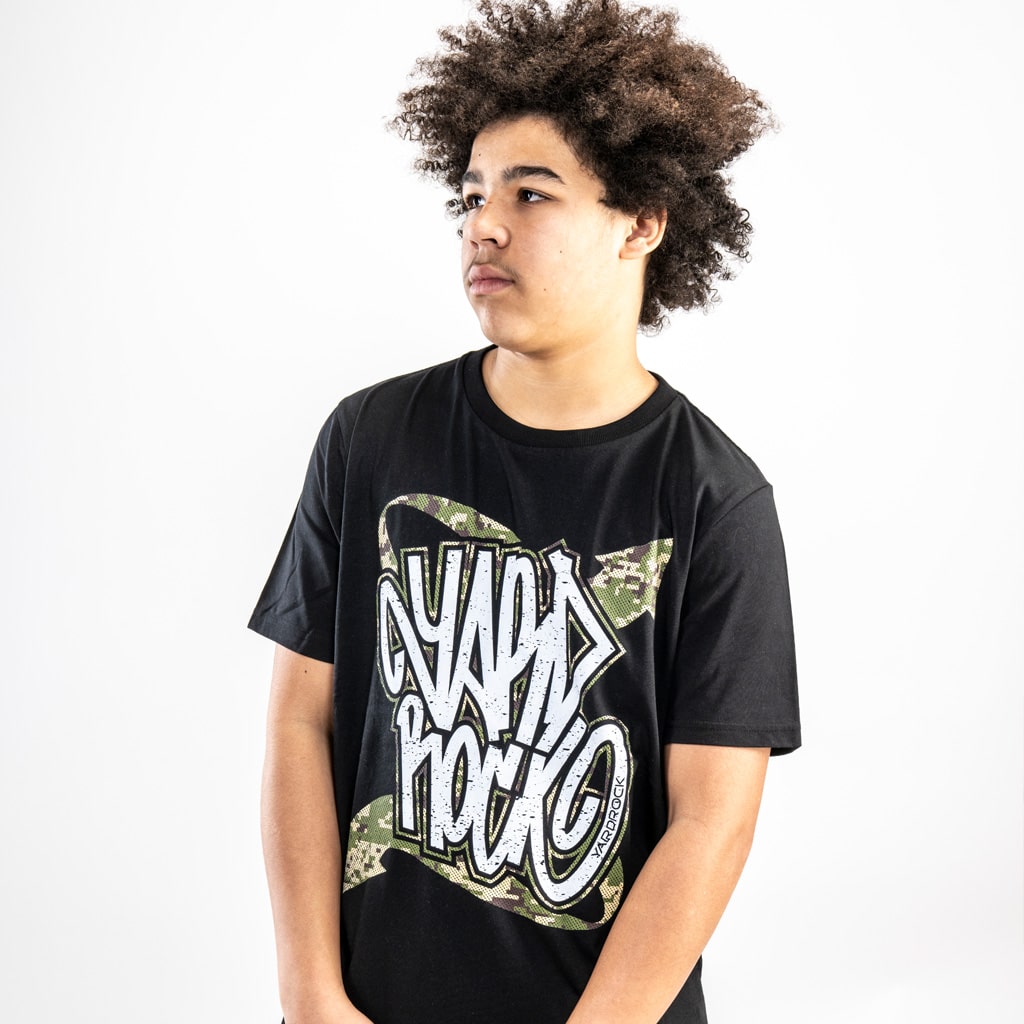 Black Graf Tagger Tee from Yardrock Streetwear