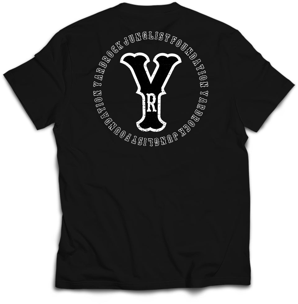 Black Yardrock Junglist t shirt