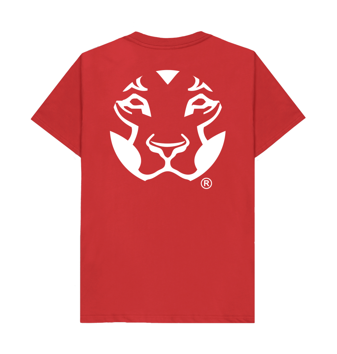 Red Printed T-shirt Back