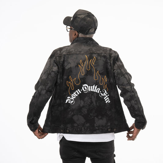 Black Men's Denim Jacket