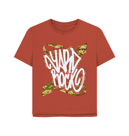 Rust Printed T-shirt Front