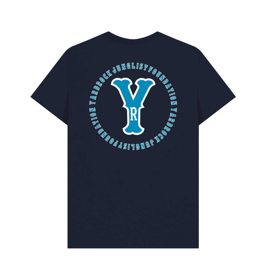 YR Vintage Sky and White Front and Back Tee