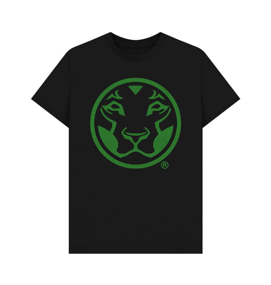 Black Printed T-shirt Front