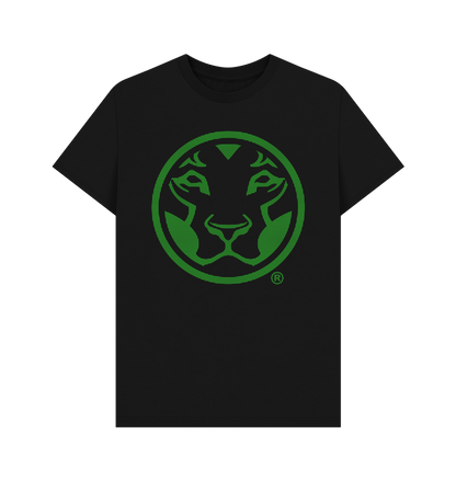Black Printed T-shirt Front