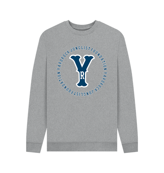 Light Heather YR Vintage Blue and White Sweatshirt