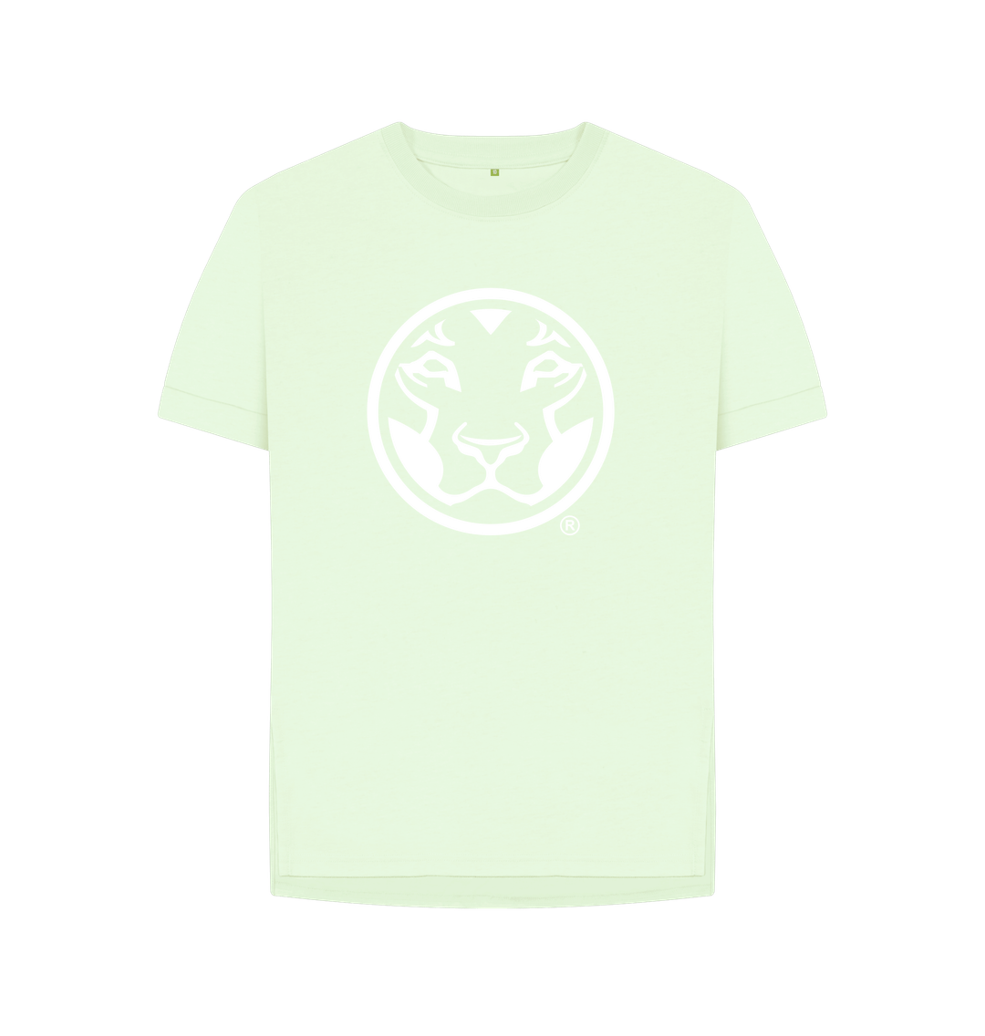 Pastel Green Printed T-shirt Front