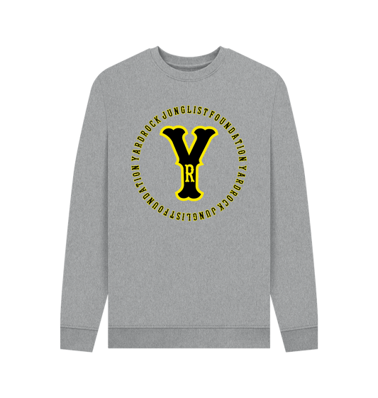 Light Heather YR Vintage Black and Yellow Sweatshirt