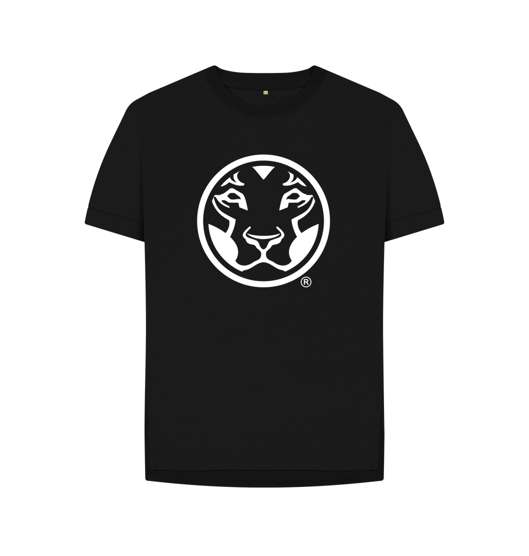 Black Printed T-shirt Front