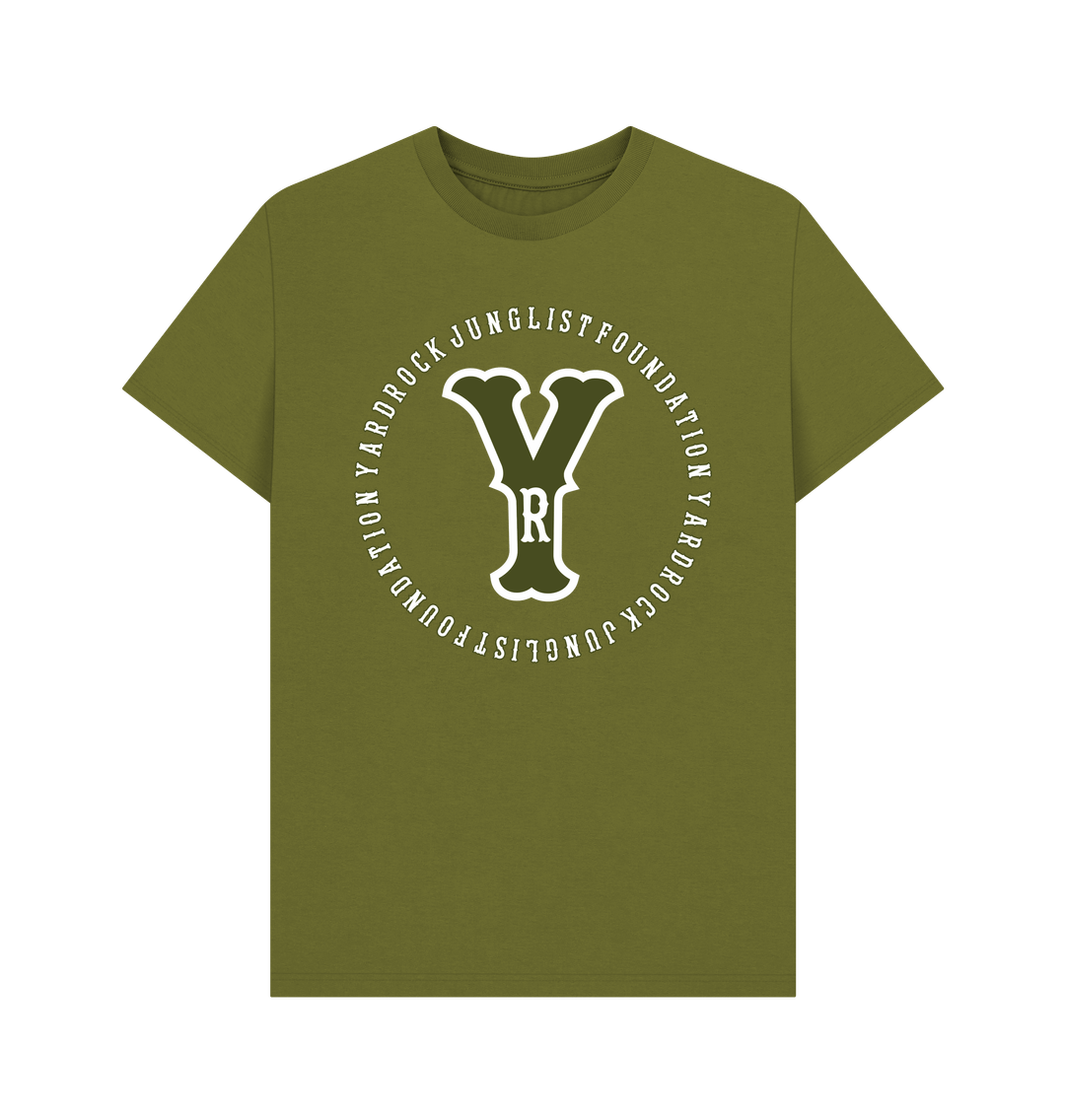 Moss Green YR Vintage Khaki and White