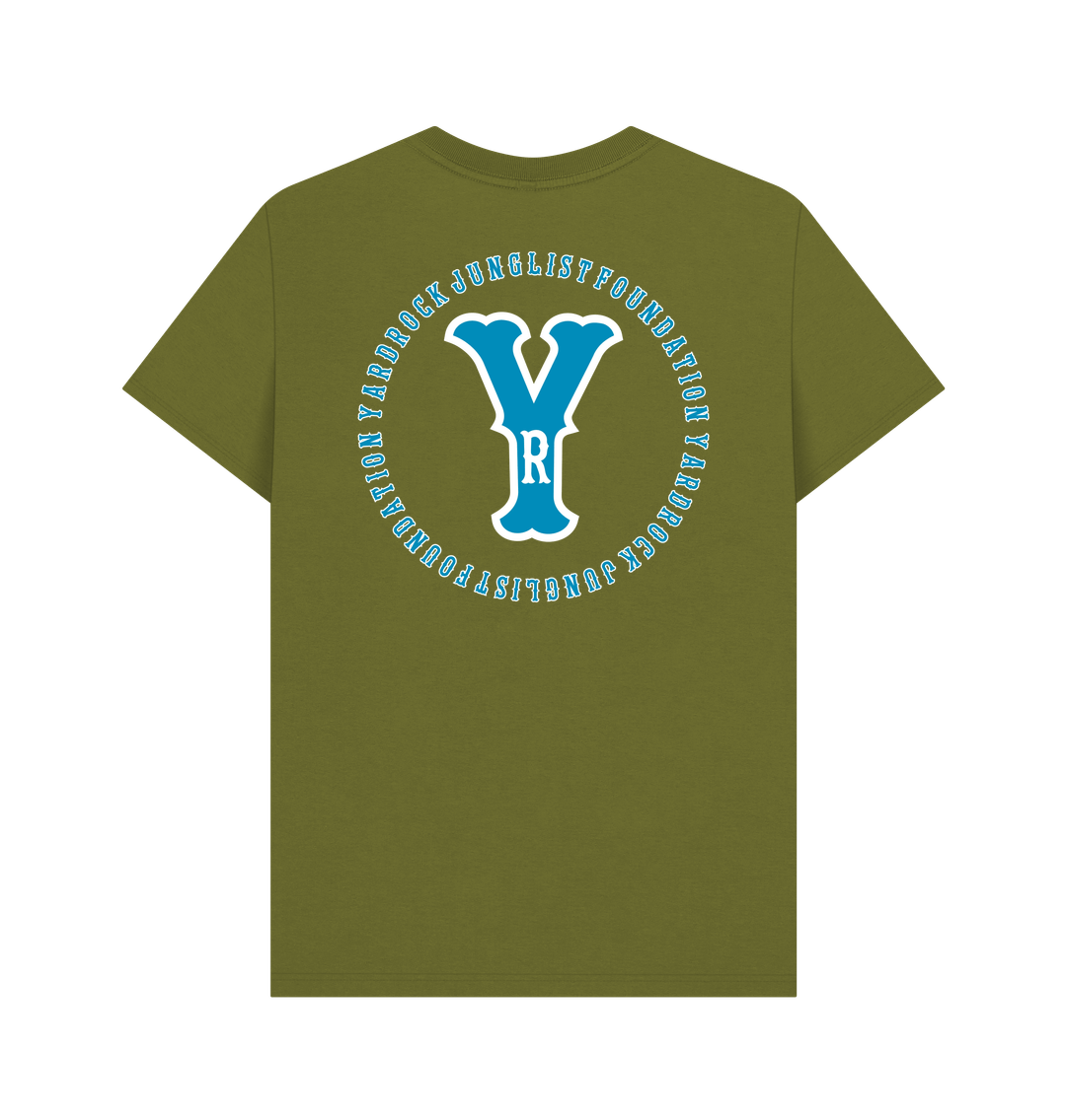 YR Vintage Sky and White Front and Back Tee