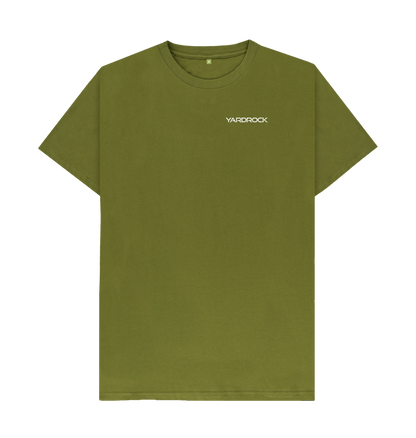 Moss Green Printed T-shirt Front