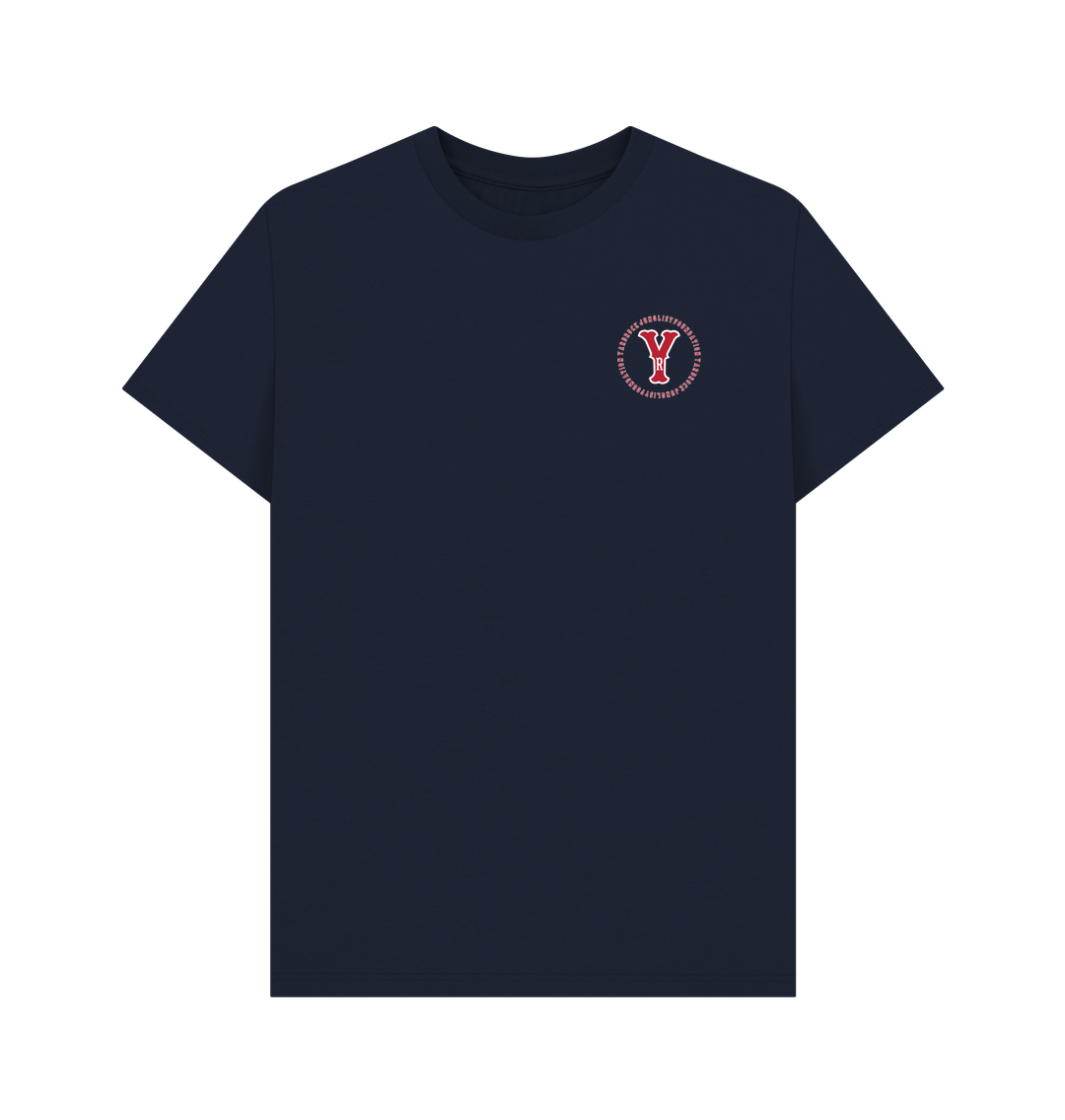 Navy Blue Printed T-shirt Front