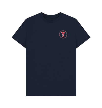 Navy Blue Printed T-shirt Front